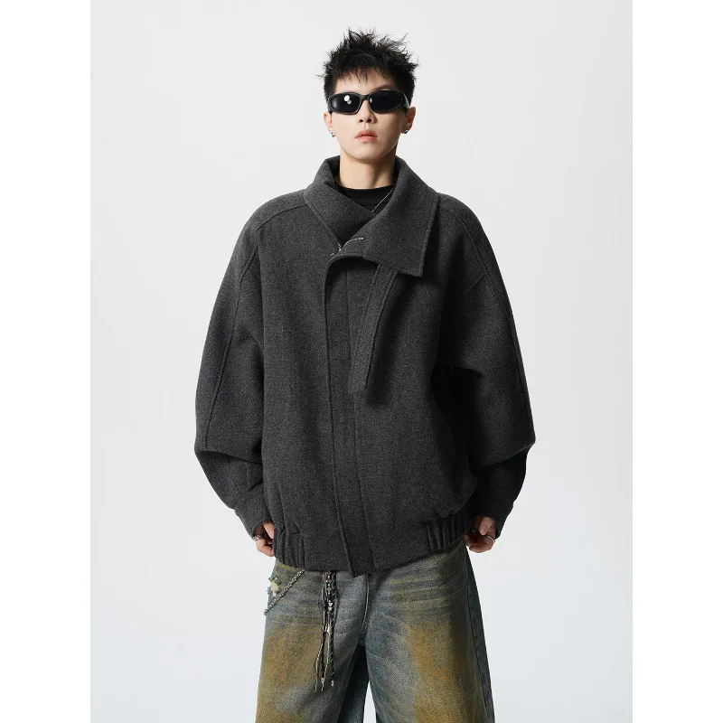 Wool Blend Jacket Man Class Mens Vintage Leather Baseball-Uniform Hooded Workwear Trendy Advanced Zipper Plaid Solid Fashion Ins
Wool Blend Jacket Man Class Mens Vintage Leather Baseball-Uniform Hooded Workwear Trendy Advanced Zipper Plaid Solid Fashion Ins