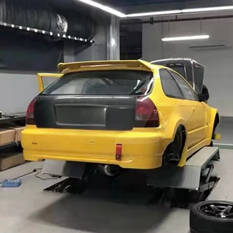 Rocket Bunny Style Fiber Glass Wide Body Kits for 1996-2000 Civic Ek9
Rocket Bunny Style Fiber Glass Wide Body Kits for 1996-2000 Civic Ek9