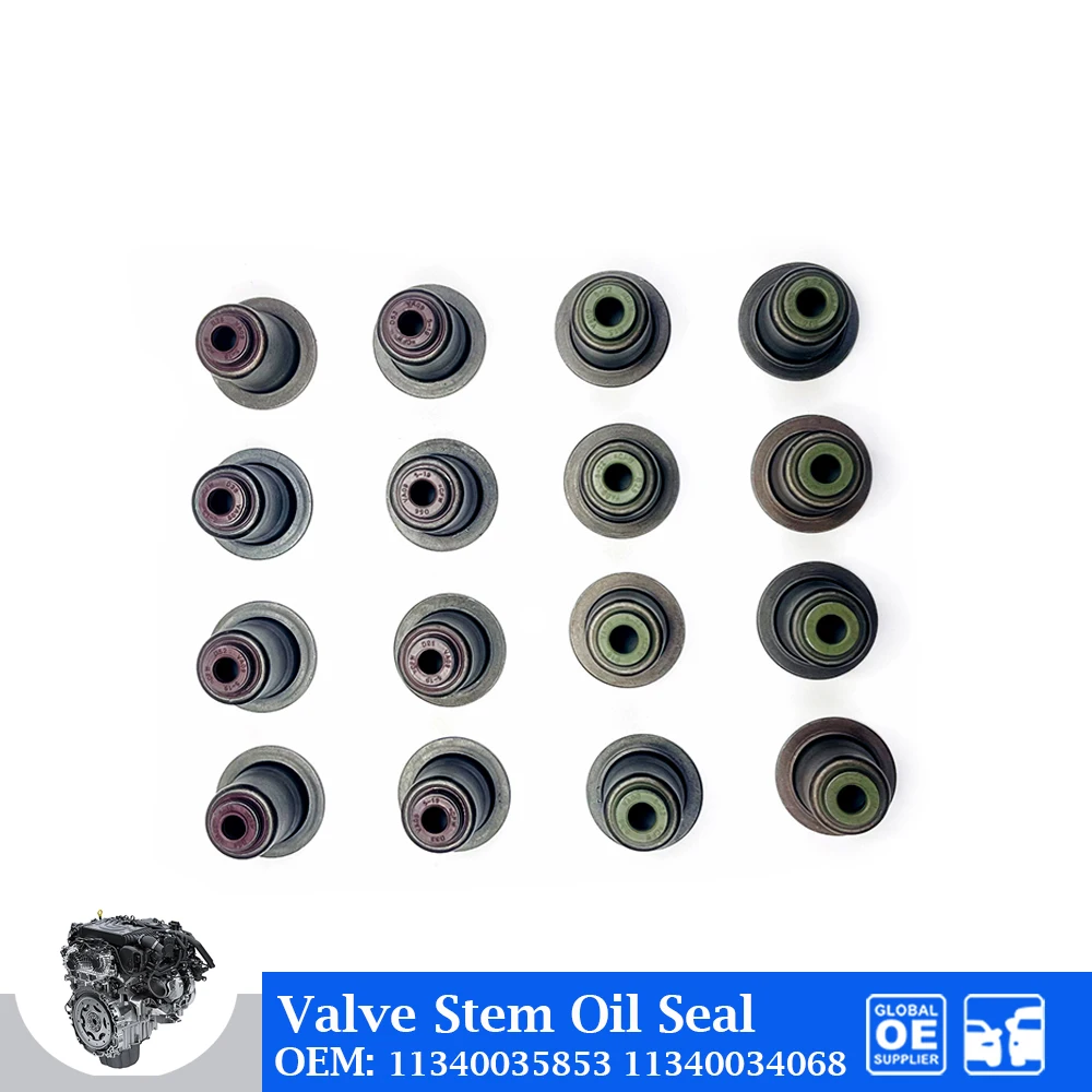 Engine Intake Exhaust Valve Stem Seal For BMW E60 E82 E88 E90 E92 F32 F33 330i B48 N20 Car Accessories 11340035853 11340034068
Engine Intake Exhaust Valve Stem Seal For BMW E60 E82 E88 E90 E92 F32 F33 330i B48 N20 Car Accessories 11340035853 11340034068