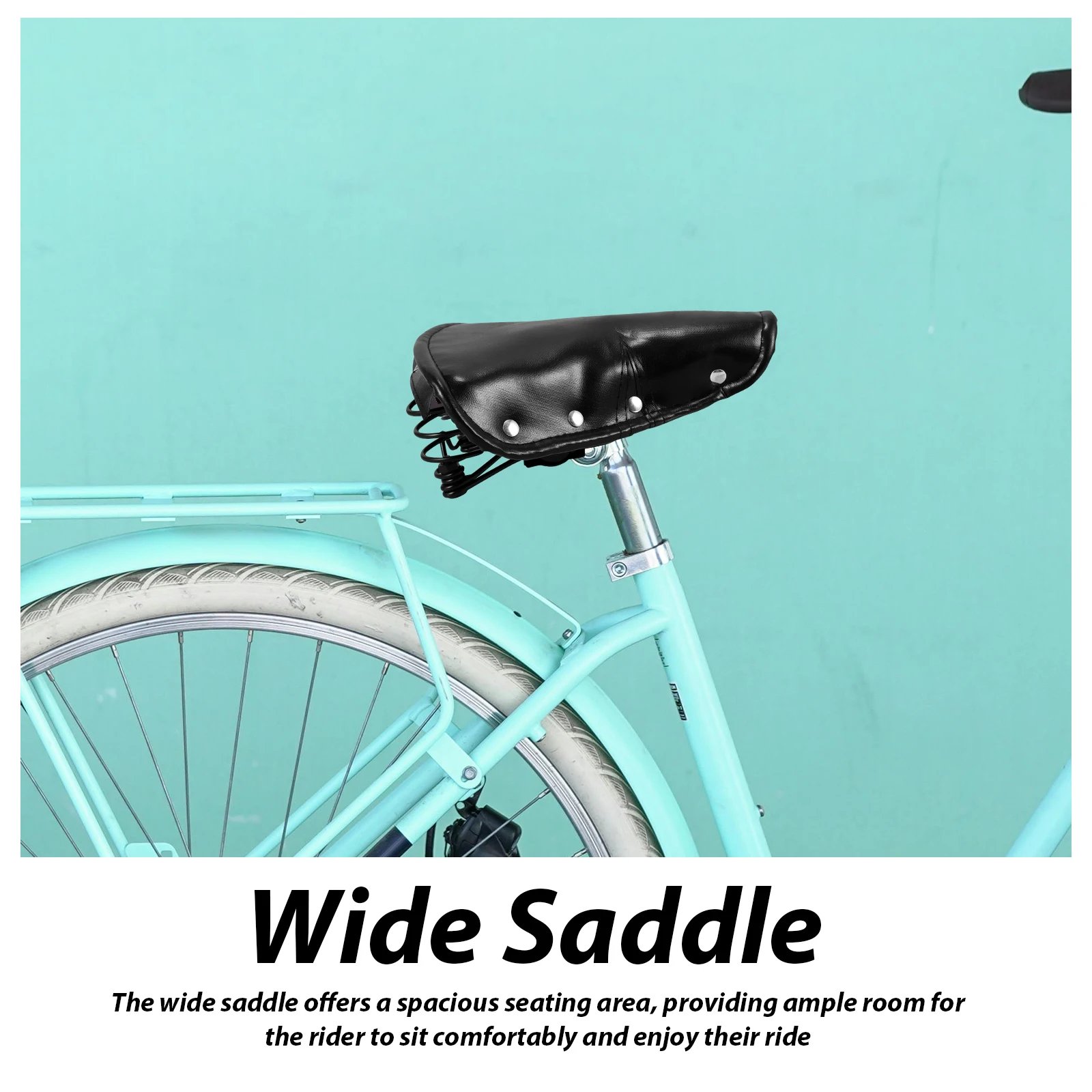 Vintage Bike Seat Cushion Bicycle Saddle Pu Aluminum Alloy Shock Absorbing Wide Durable Cycle Accessories
Vintage Bike Seat Cushion Bicycle Saddle Pu Aluminum Alloy Shock Absorbing Wide Durable Cycle Accessories