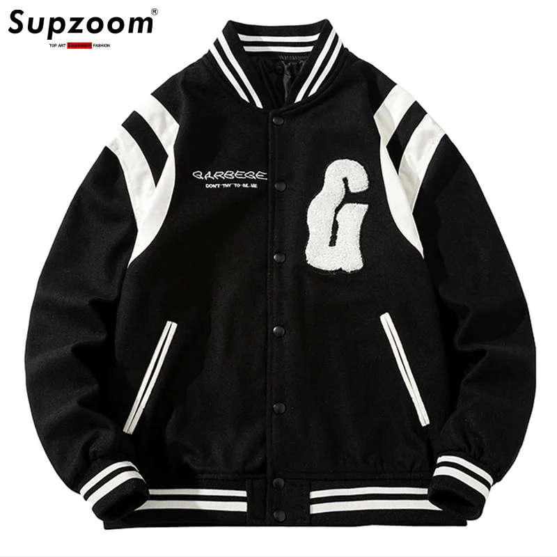 Arrival 2023 New Top Fashion Casual Cotton Single Breasted Rib Sleeve Bomber Jacket Men Baseball Uniform Black Female Male
Arrival 2023 New Top Fashion Casual Cotton Single Breasted Rib Sleeve Bomber Jacket Men Baseball Uniform Black Female Male