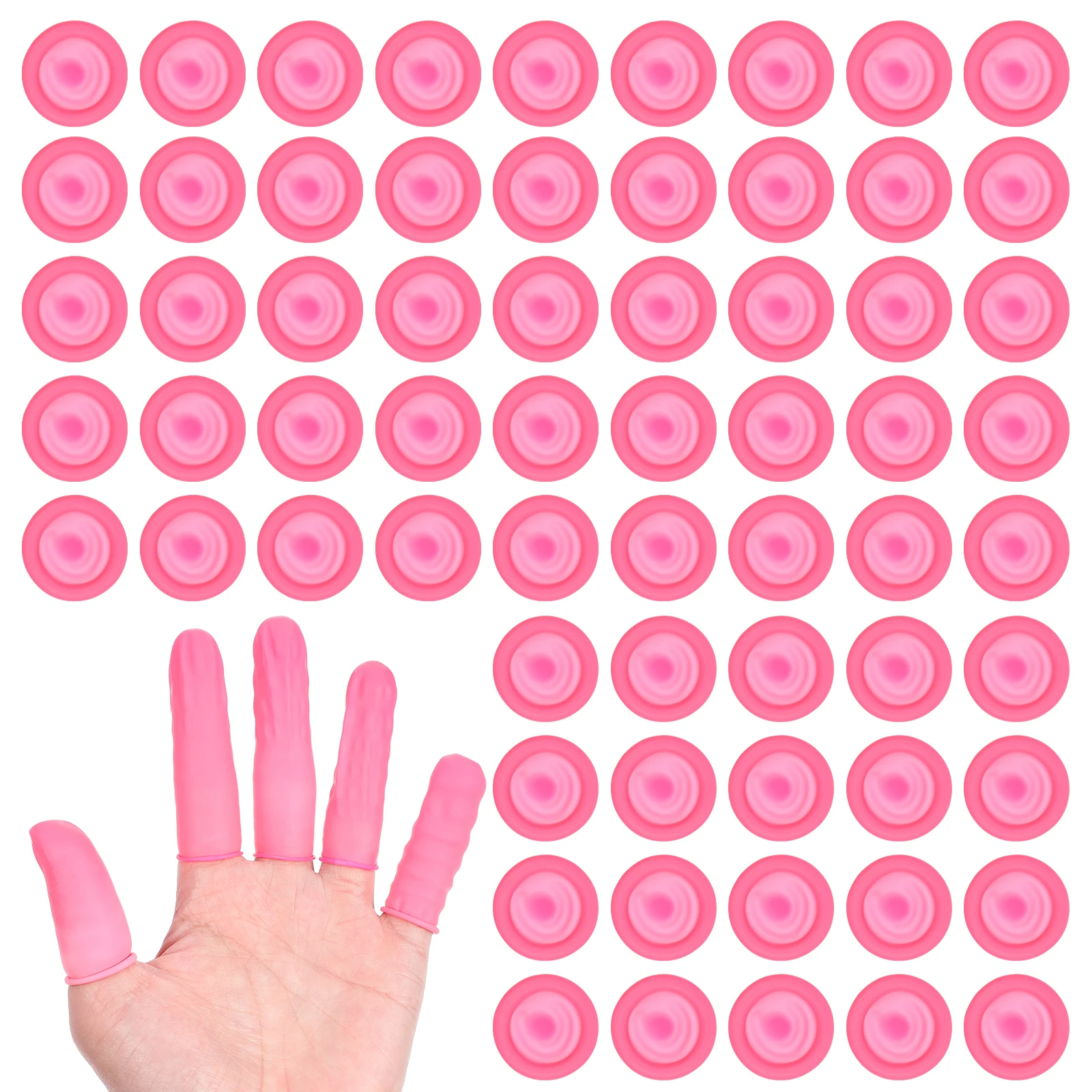 600 Pcs Latex Finger Cots Disposable Covers Flexible Stretchy Thumb Protectors for Nail Art Manicure Medical
600 Pcs Latex Finger Cots Disposable Covers Flexible Stretchy Thumb Protectors for Nail Art Manicure Medical