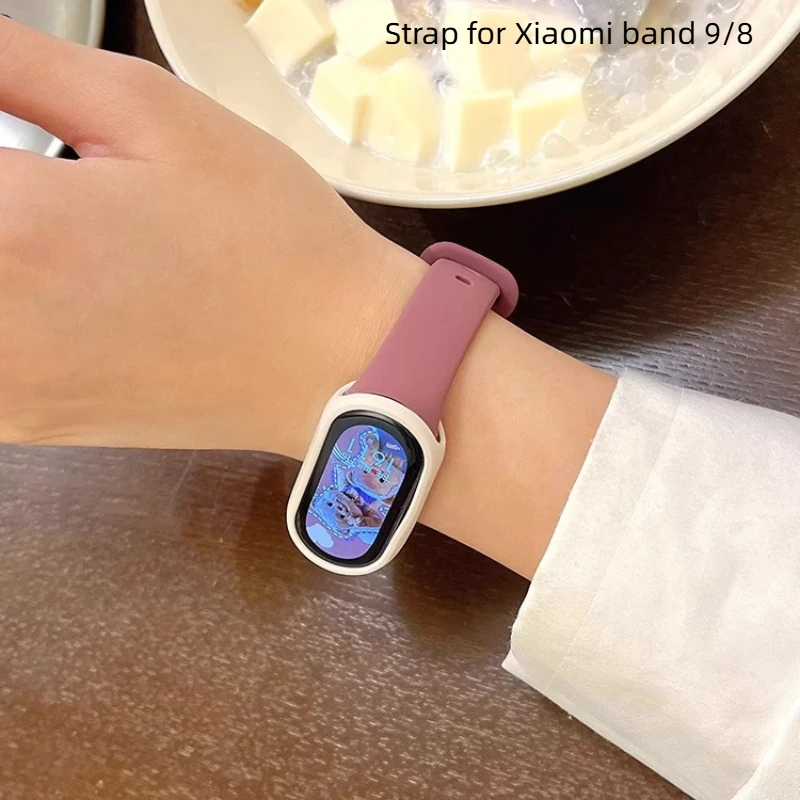 Silicone strap for Xiaomi band 9 with Case Correa Bracelet Watchband For Mi band 8/9 Woman Man Wristband SmartWatch Sport Strap
Silicone strap for Xiaomi band 9 with Case Correa Bracelet Watchband For Mi band 8/9 Woman Man Wristband SmartWatch Sport Strap