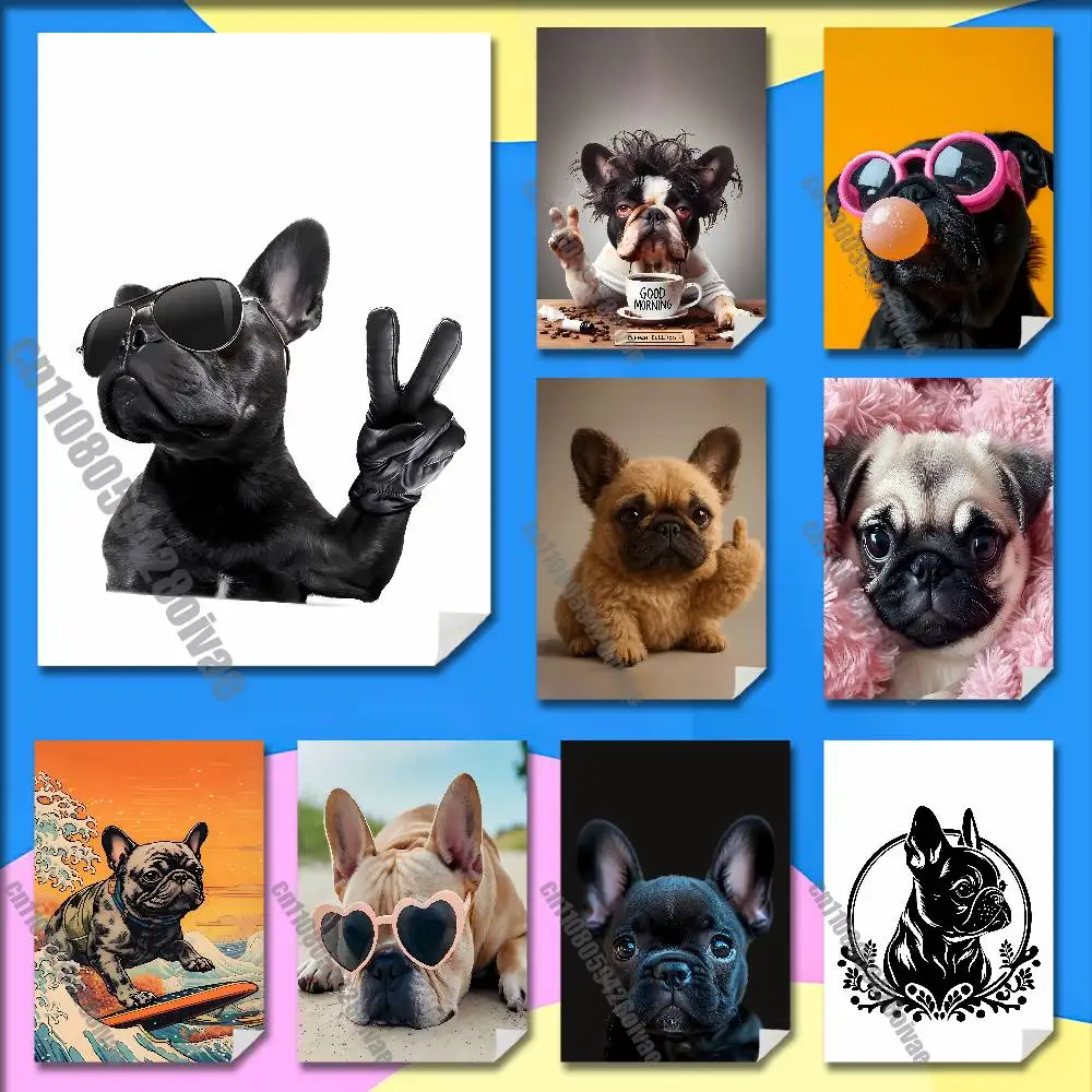 Dog French Bulldog Puppy Poster Sticker For Home Decoration 10x15cm Self-adhesive Souvenirs Playbill Cover
Dog French Bulldog Puppy Poster Sticker For Home Decoration 10x15cm Self-adhesive Souvenirs Playbill Cover