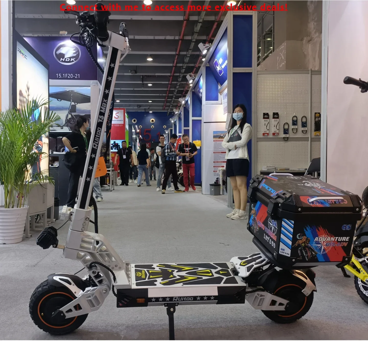 Электрический самокат Ruitoo T3Max для взрослых, мощный двойной двигатель, аккумулятор 3200 Вт, 27 Ач, продукт для быстрой путешествий
Электрический самокат Ruitoo T3Max для взрослых, мощный двойной двигатель, аккумулятор 3200 Вт, 27 Ач, продукт для быстрой путешествий