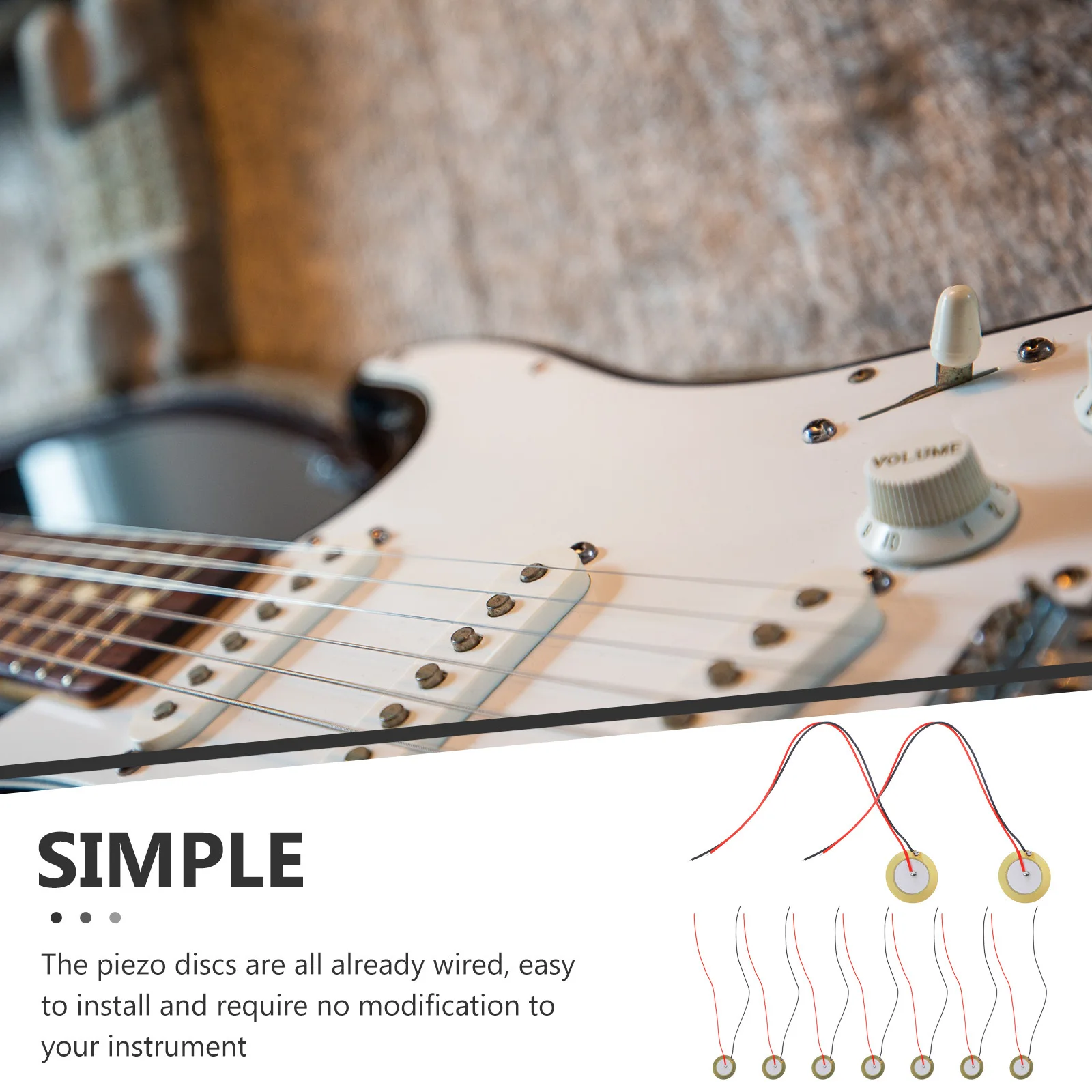 15pcs Piezo Pickup Disc Elements For Acoustic Guitar Loud Warm Tone Easy Install Brass Contact Microphone Trigger Buzzer Drum
15pcs Piezo Pickup Disc Elements For Acoustic Guitar Loud Warm Tone Easy Install Brass Contact Microphone Trigger Buzzer Drum