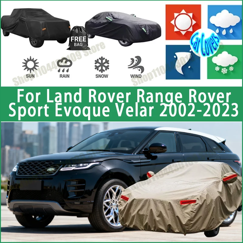 For Land Rover Range Rover Sport Evoque Velar Car Cover Waterproof UV Protection All Weather Dustproof Snow Rain Cover 190T
For Land Rover Range Rover Sport Evoque Velar Car Cover Waterproof UV Protection All Weather Dustproof Snow Rain Cover 190T