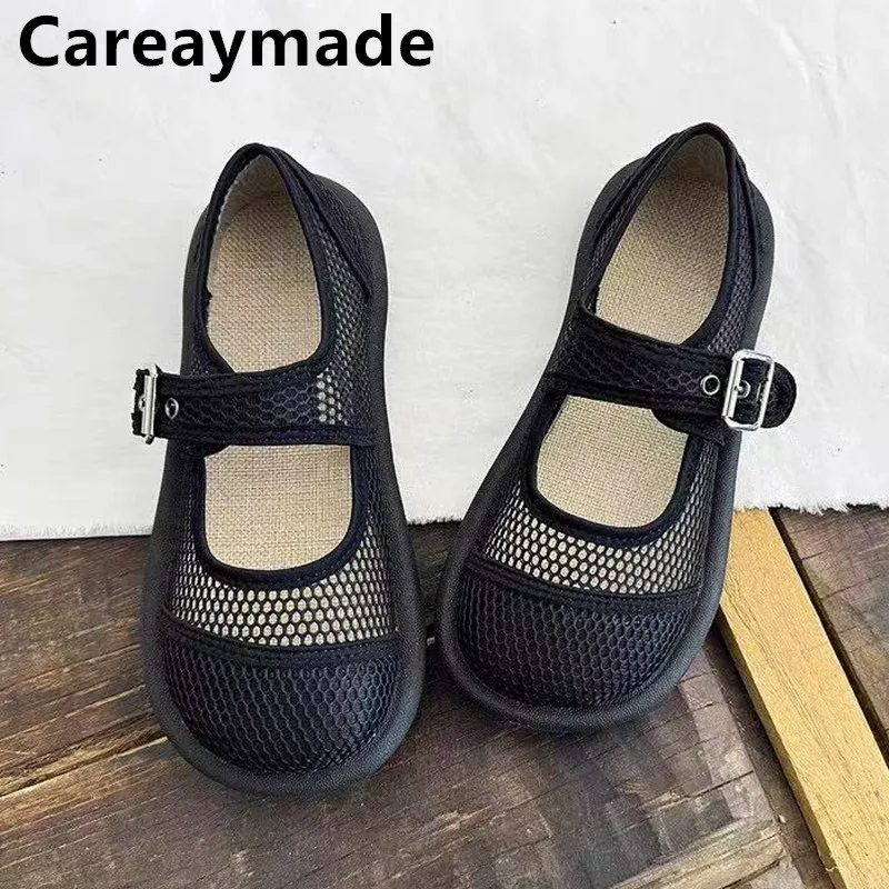 Careaymade-Summer Hollow out Ugly Cute Round Head Mesh Strap Sandals Women's Soft Bottom Casual Beach Shoes Black Women's Shoes
Careaymade-Summer Hollow out Ugly Cute Round Head Mesh Strap Sandals Women's Soft Bottom Casual Beach Shoes Black Women's Shoes