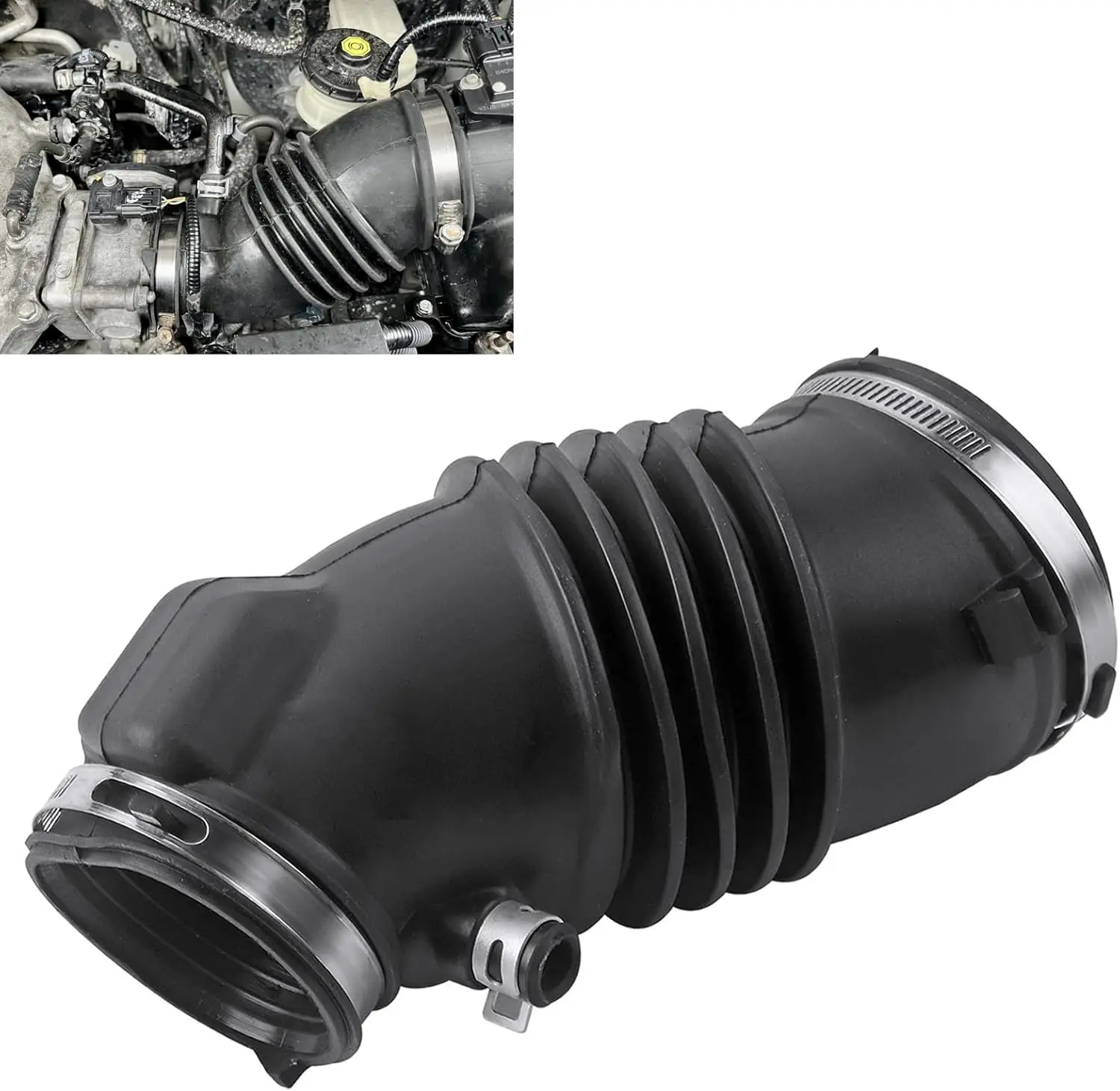 Engine Air Intake Hose Tube with Clamps for Honda Pilot V6 3.5L 2009-2015 Replace 17228-RN0-A00
Engine Air Intake Hose Tube with Clamps for Honda Pilot V6 3.5L 2009-2015 Replace 17228-RN0-A00
