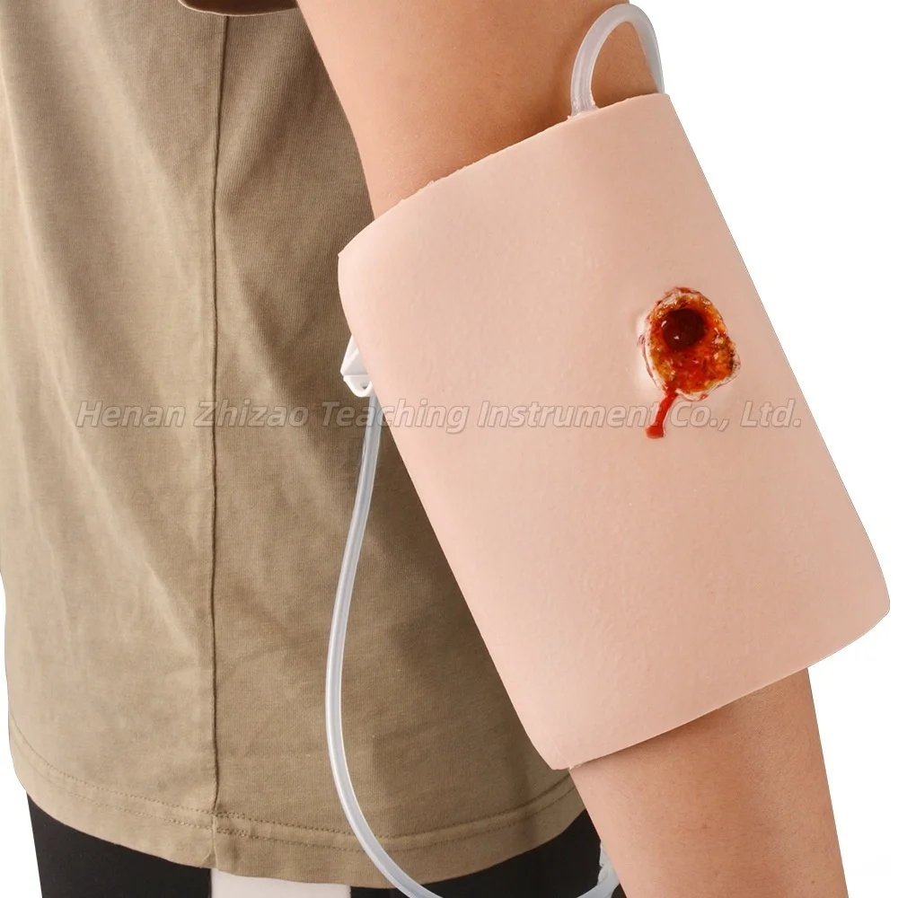 Silicone Wearable Hand Sleeve Wound Model for Gunshot Injuries - Trauma Hemostasis Model
Silicone Wearable Hand Sleeve Wound Model for Gunshot Injuries - Trauma Hemostasis Model