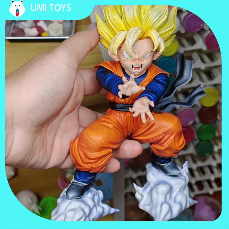 19 см фигурка Dragon Ball Сон Готен, фигурки героев, фигурка Готен из ПВХ, украшение, статуя, коллекционная модель, подарки на день рождения
19 см фигурка Dragon Ball Сон Готен, фигурки героев, фигурка Готен из ПВХ, украшение, статуя, коллекционная модель, подарки на день рождения