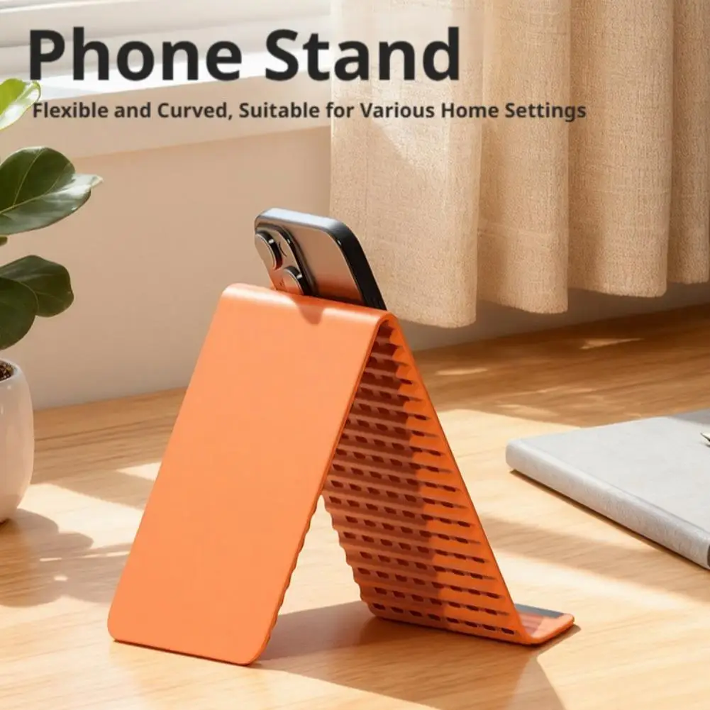 Adjustable Flexible Silicone Phone Stand, Foldable Multi-Angle Desktop Holder, Universal Portable Bracket For Smartphone Tablet
Adjustable Flexible Silicone Phone Stand, Foldable Multi-Angle Desktop Holder, Universal Portable Bracket For Smartphone Tablet