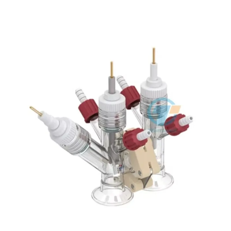 Small Volume Replaceable Film Electrochemical Cell H-type Electrolytic Cell
Small Volume Replaceable Film Electrochemical Cell H-type Electrolytic Cell