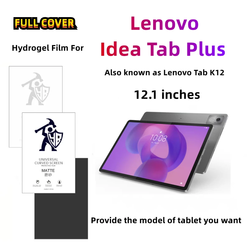 2pcs Matte Tablets Hydrogel Film For Lenovo Idea Tab Plus HD Screen Protector For Lenovo Idea Tab Plus 12.1 inches Anti Spy Film
2pcs Matte Tablets Hydrogel Film For Lenovo Idea Tab Plus HD Screen Protector For Lenovo Idea Tab Plus 12.1 inches Anti Spy Film