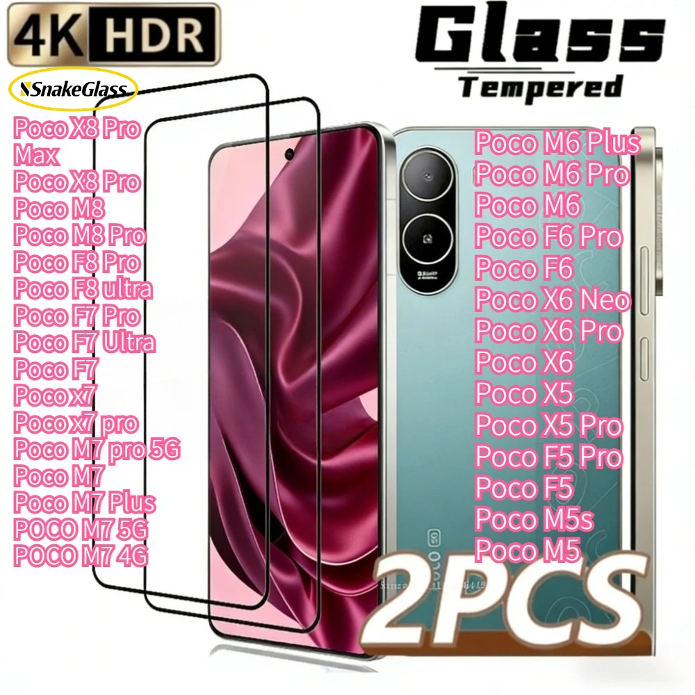 Screen Protectors For Xiaomi Poco X8 Pro Max X7 X6 X5 Pro M8 M7 M6 M5 Pro/Neo/Plus,Poco F7 X8 Pro,X7 Pro,Poco F8 Ultra,F8 Pro
Screen Protectors For Xiaomi Poco X8 Pro Max X7 X6 X5 Pro M8 M7 M6 M5 Pro/Neo/Plus,Poco F7 X8 Pro,X7 Pro,Poco F8 Ultra,F8 Pro
