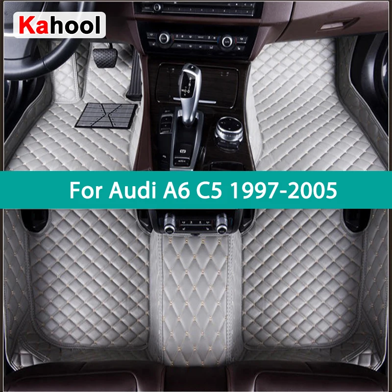 KAHOOL пользовательские автомобильные коврики для Audi A6 C5 1997-2005 автомобильные ковры аксессуары для ног Coche
KAHOOL пользовательские автомобильные коврики для Audi A6 C5 1997-2005 автомобильные ковры аксессуары для ног Coche