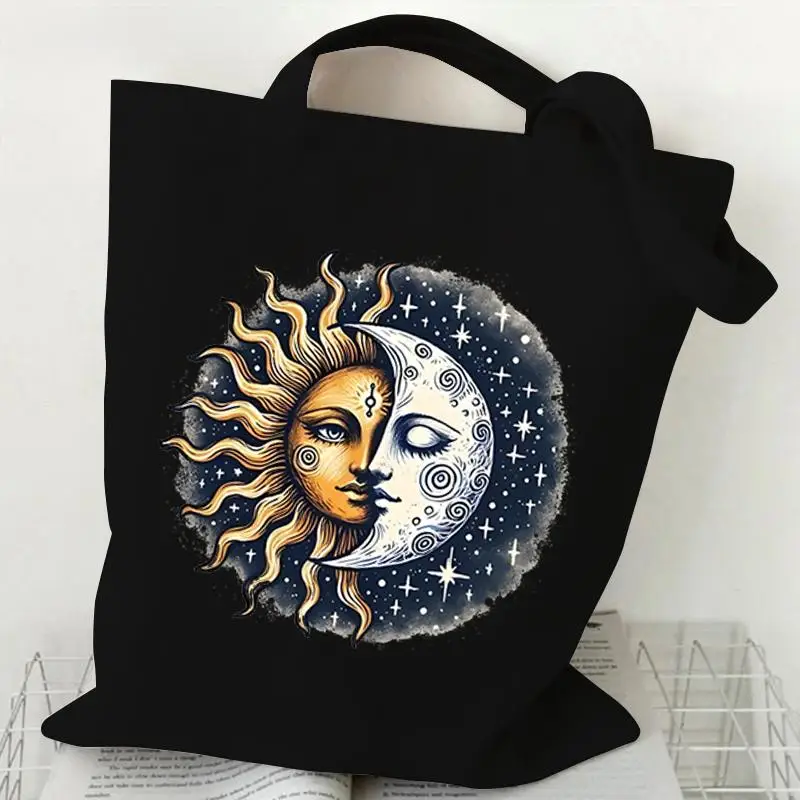 Retro Sun Moon Canvas Tote Bag for Women Celestial Boho Reusable Shoulder Bag Gifts for Astrology Lovers Aesthetic Shopping Bag
Retro Sun Moon Canvas Tote Bag for Women Celestial Boho Reusable Shoulder Bag Gifts for Astrology Lovers Aesthetic Shopping Bag