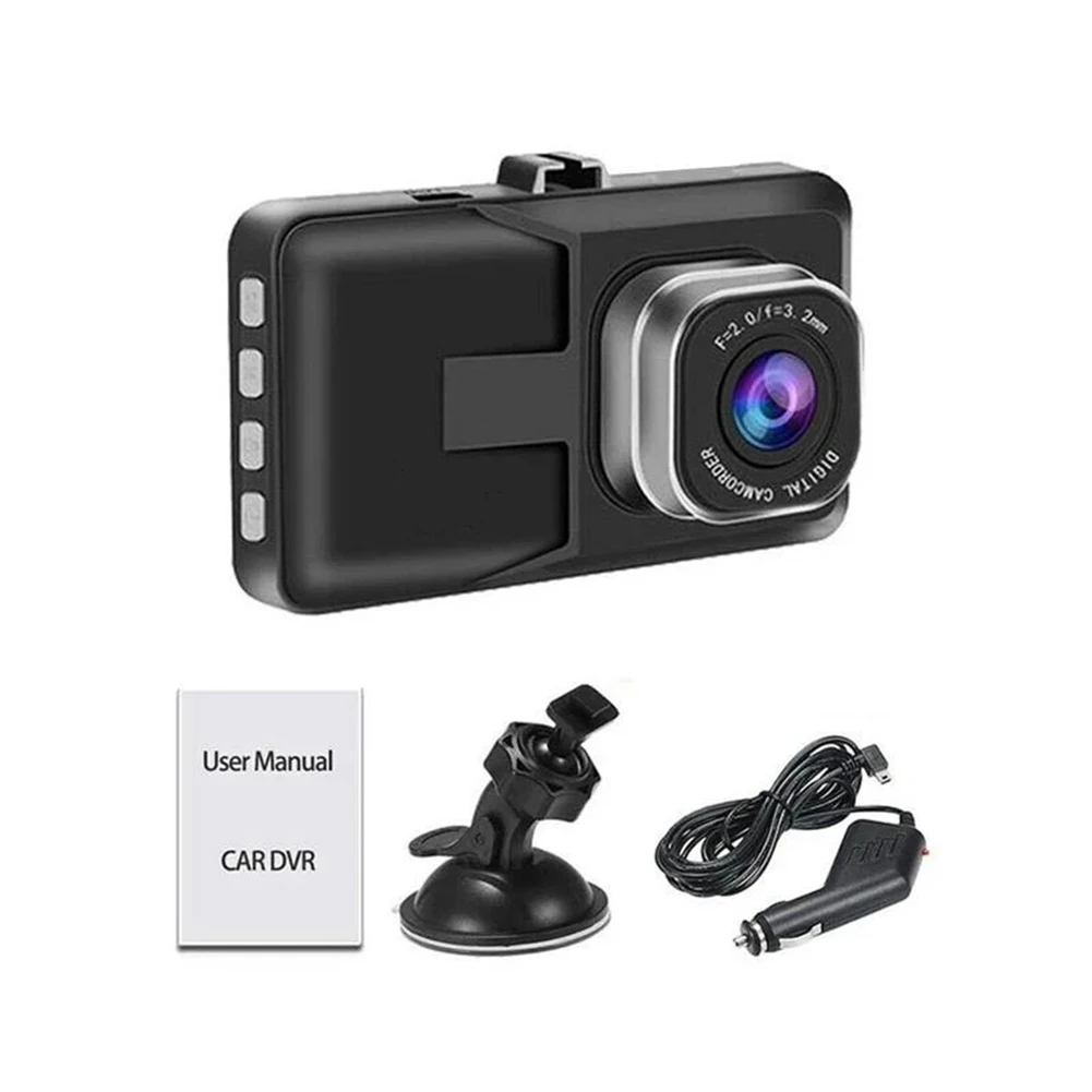 3-In Dashcam High-Definition 1080P Front Rear Video Tapes Reversing Images Black Dashcam Included Suction Cup Holder Accessories
3-In Dashcam High-Definition 1080P Front Rear Video Tapes Reversing Images Black Dashcam Included Suction Cup Holder Accessories
