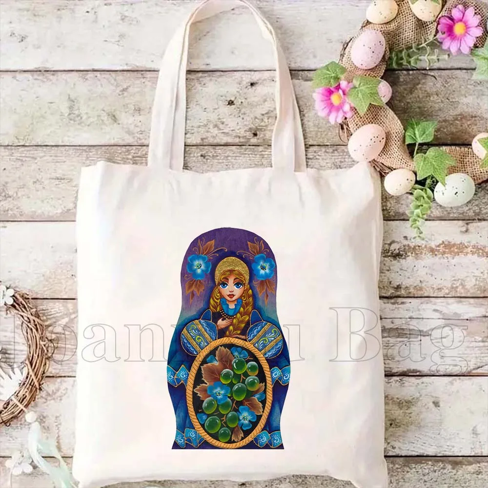Matryoshka Russian Doll Bear Moscow Kremlin Russia Flag Russian Symbols Gifts Durable Canvas Tote Bag Shopper Shoulder Handbags
Matryoshka Russian Doll Bear Moscow Kremlin Russia Flag Russian Symbols Gifts Durable Canvas Tote Bag Shopper Shoulder Handbags