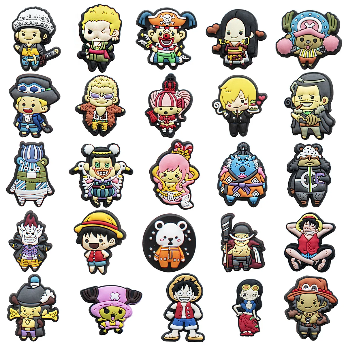 1pcs Japanese anime Shoe Charms Hot Anime Piece PVC Clog Garden Shoe Accessories Decoration Fit Clog Sandal Party Kids Gifts
1pcs Japanese anime Shoe Charms Hot Anime Piece PVC Clog Garden Shoe Accessories Decoration Fit Clog Sandal Party Kids Gifts