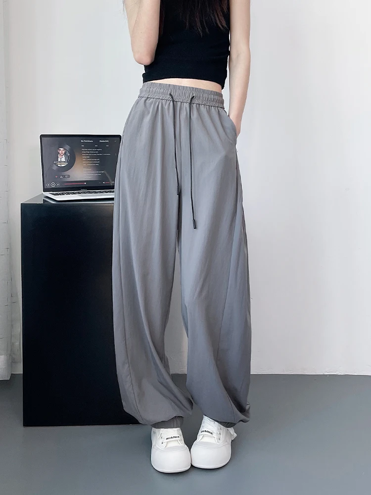 Slimming Large Size Pear Shaped Women's Summer High Waist Casual Harlan Pants Ice Silk Sun Protection Lantern Pants
Slimming Large Size Pear Shaped Women's Summer High Waist Casual Harlan Pants Ice Silk Sun Protection Lantern Pants
