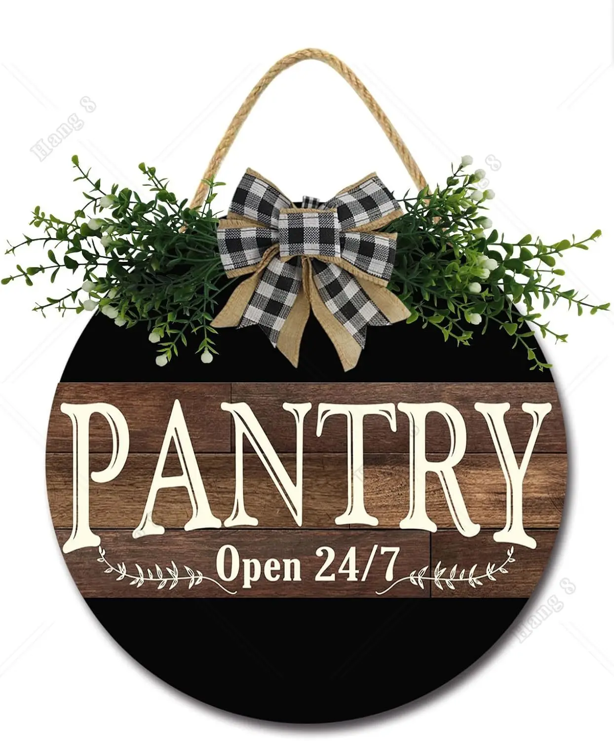 Pantry Sign Front Door Porch Decorations Round Rustic Wood Hanging Sign for Farmhouse 12in Outdoor Home Holiday Front Door
Pantry Sign Front Door Porch Decorations Round Rustic Wood Hanging Sign for Farmhouse 12in Outdoor Home Holiday Front Door
