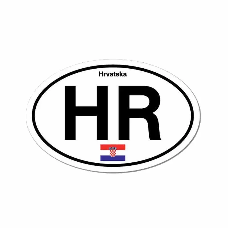 Personalized Customization Croatia Country Code Oval Car Waterproof Reflective Sunscreen Sticker Decal Car Accessories
Personalized Customization Croatia Country Code Oval Car Waterproof Reflective Sunscreen Sticker Decal Car Accessories