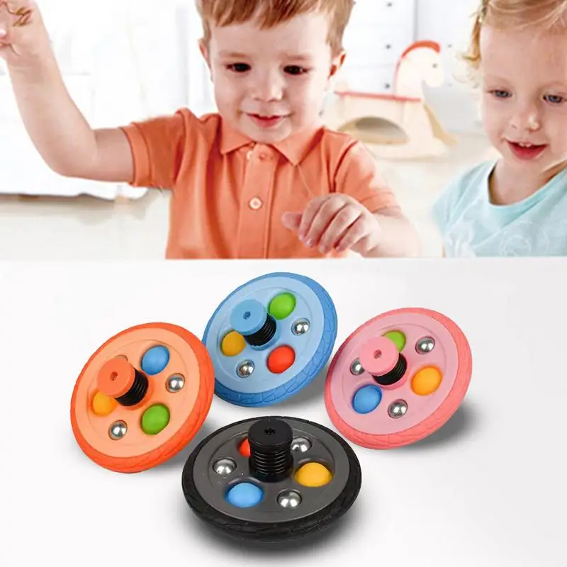 Tire Finger Gyro Gyro Fidget Gyroscope Toys Fidget Gyro Toys Spring Mechanism Bubble Pop Rubber Tire For Birthday Classroom
Tire Finger Gyro Gyro Fidget Gyroscope Toys Fidget Gyro Toys Spring Mechanism Bubble Pop Rubber Tire For Birthday Classroom