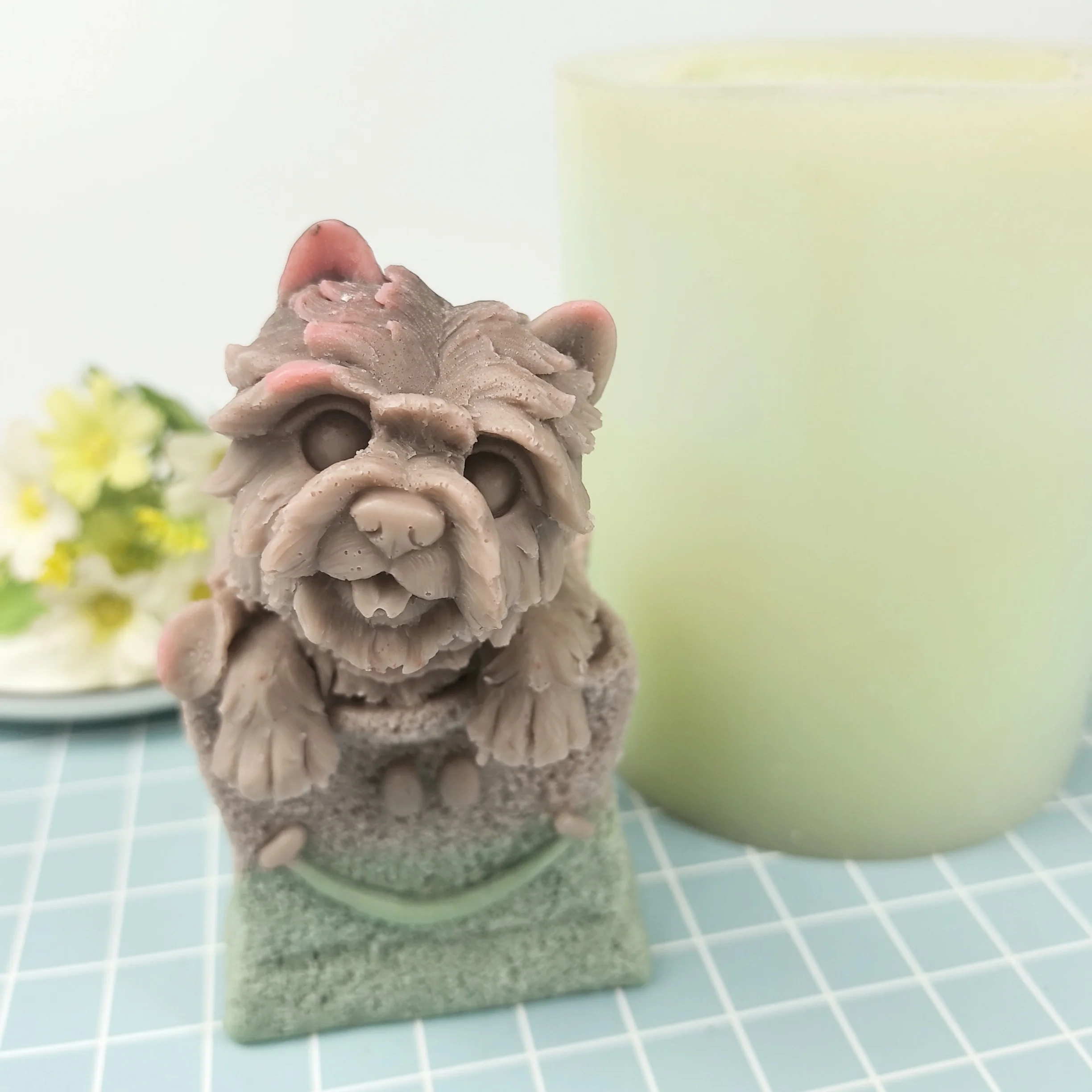 Animals Mold Cute Puppy Soap Molds Schnauzer in the Smile Box Silicone 3D Wedding Birthday Clay Resin Mould
Animals Mold Cute Puppy Soap Molds Schnauzer in the Smile Box Silicone 3D Wedding Birthday Clay Resin Mould