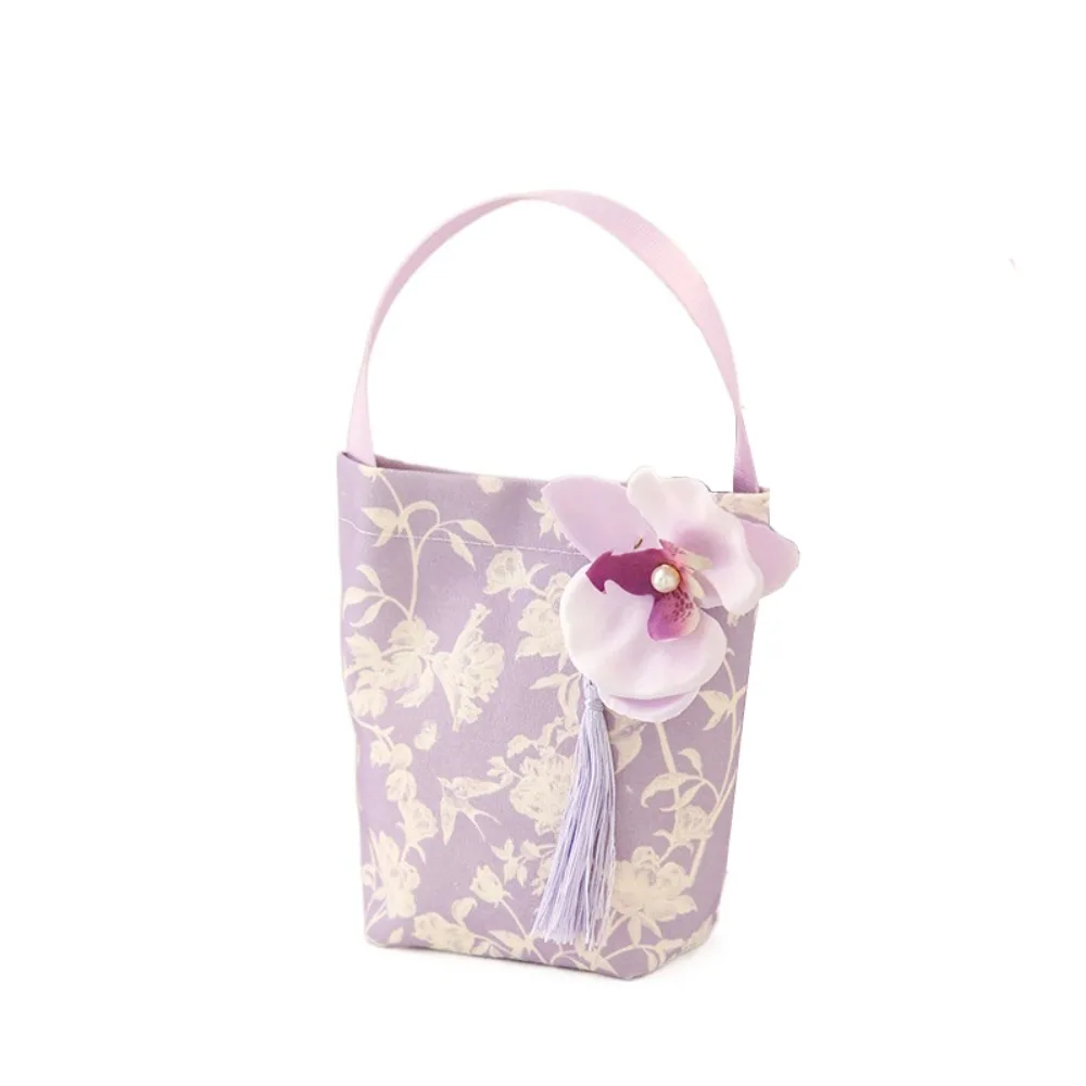 Flower Festive Sugar Bag Butterfly Orchid Flower Pendant Korean Style Canvas Knot Wrist Bag Storage Bag Jewelry Packing Bag
Flower Festive Sugar Bag Butterfly Orchid Flower Pendant Korean Style Canvas Knot Wrist Bag Storage Bag Jewelry Packing Bag