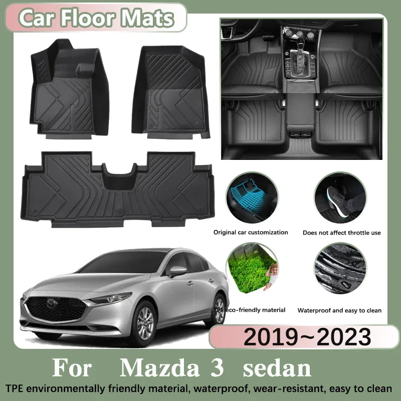 Автомобильный напольный коврик LHD для Mazda3, аксессуары для Mazda 3 2019 ~ 2022, автомобильные противогрязные водонепроницаемые подкладки, коврик для подкладки под заказ, автомобильные аксессуары
Автомобильный напольный коврик LHD для Mazda3, аксессуары для Mazda 3 2019 ~ 2022, автомобильные противогрязные водонепроницаемые подкладки, коврик для подкладки под заказ, автомобильные аксессуары