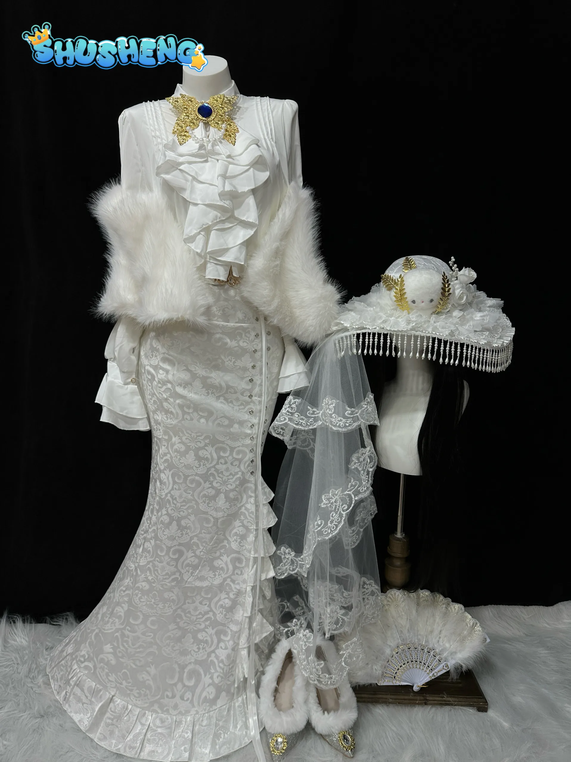 Game Identity Ⅴ Michiko Geisha Wheat Cloud Cosplay Costume Halloween Carnival Women's New Elegant Dress Hat Prop Uniform
Game Identity Ⅴ Michiko Geisha Wheat Cloud Cosplay Costume Halloween Carnival Women's New Elegant Dress Hat Prop Uniform