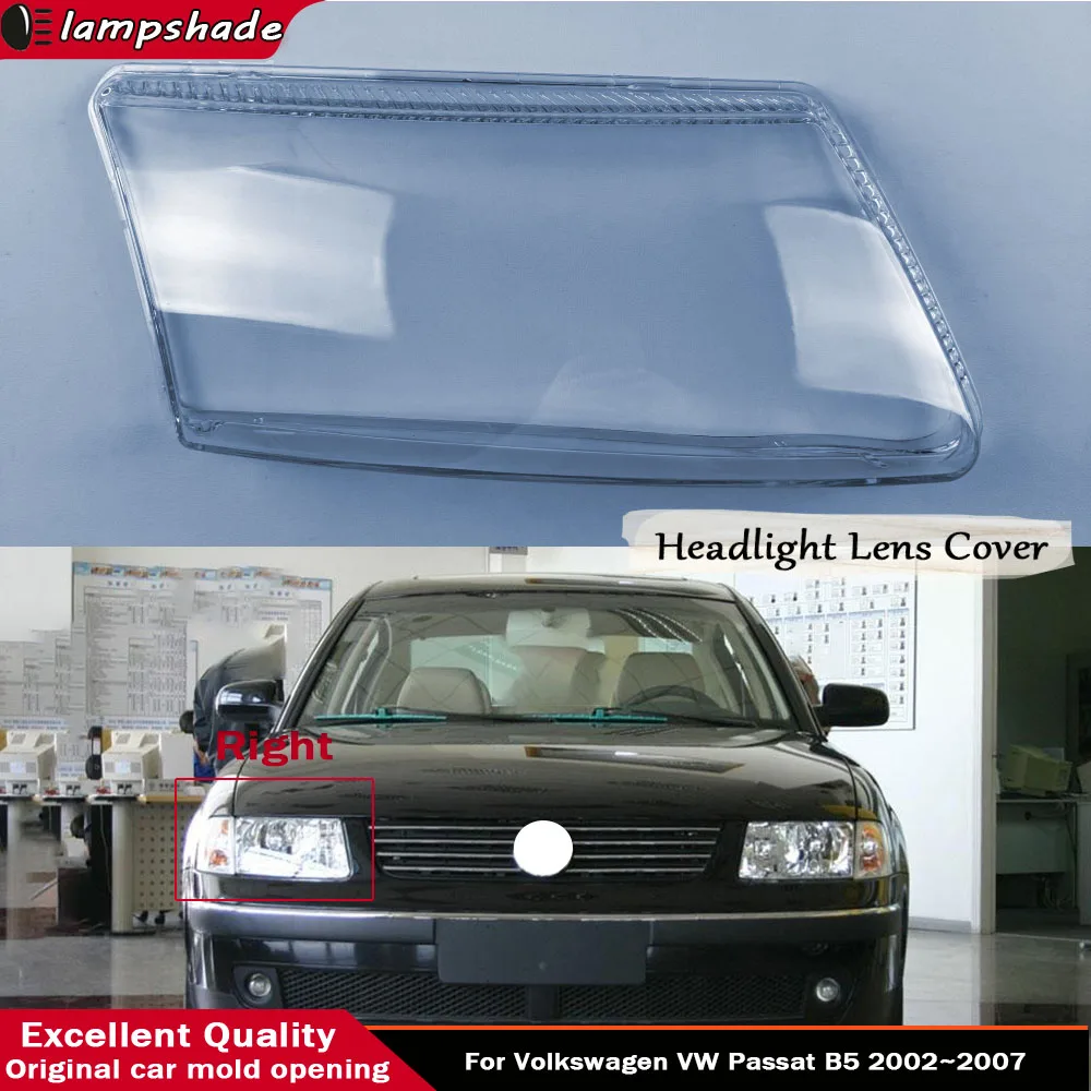 Car Front Headlight Lens Cover Clear Headlamp Cover Glass Shell Transparent Lampshade For Volkswagen VW Passat B5 2002 - 2007
Car Front Headlight Lens Cover Clear Headlamp Cover Glass Shell Transparent Lampshade For Volkswagen VW Passat B5 2002 - 2007