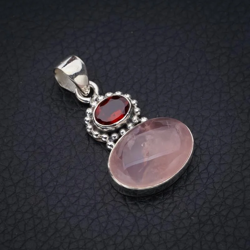 Природный розовый кварц, подвеска из серебра 1,25 дюйма, F5281, StarGems
Природный розовый кварц, подвеска из серебра 1,25 дюйма, F5281, StarGems