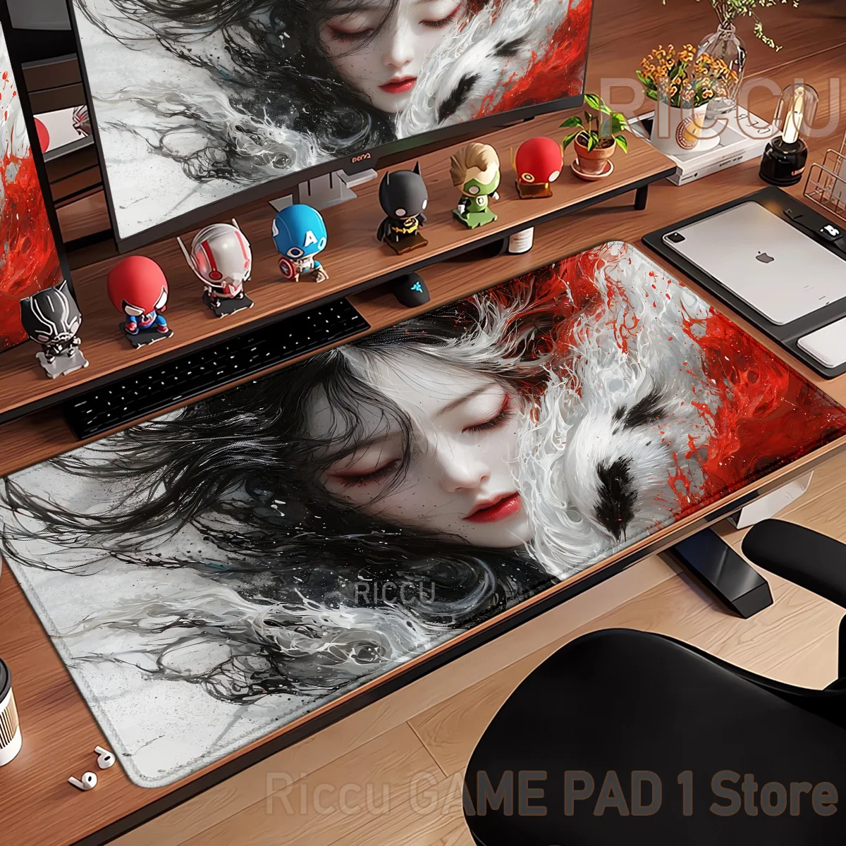 HD Anime Cool Girl Dark wind Cartoon Waterproof Anti-slip Table Mat mouse pad pixiv Office Game Computer Keyboard Pad E-Sports
HD Anime Cool Girl Dark wind Cartoon Waterproof Anti-slip Table Mat mouse pad pixiv Office Game Computer Keyboard Pad E-Sports