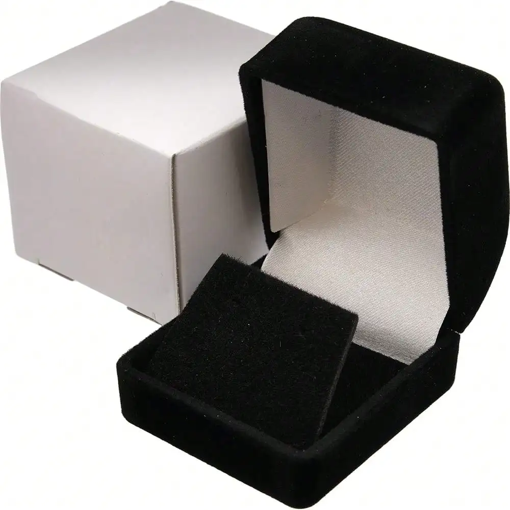 Earring Gift Box Black Velvet Flocked Jewelry Display
Earring Gift Box Black Velvet Flocked Jewelry Display