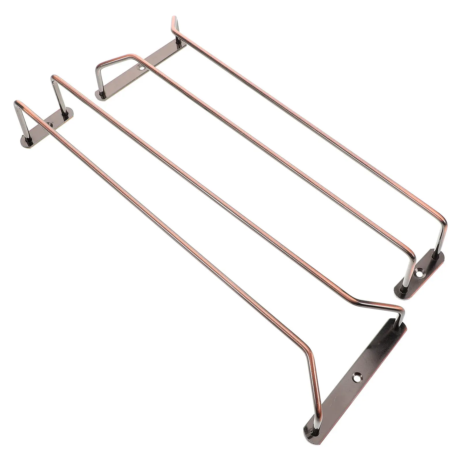 2Pcs Wine Glass Rack Iron Hanging Holder Kitchen Storage Under Cabinet Stemware Organizer Bar Glass Holder Vintage Style
2Pcs Wine Glass Rack Iron Hanging Holder Kitchen Storage Under Cabinet Stemware Organizer Bar Glass Holder Vintage Style