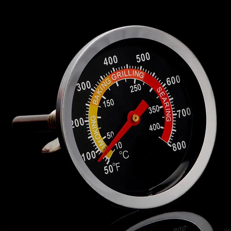 H58C Stainless Steel Barbecue BBQ Smoker Grill Thermometer Temperature Gauge 10-400℃
H58C Stainless Steel Barbecue BBQ Smoker Grill Thermometer Temperature Gauge 10-400℃