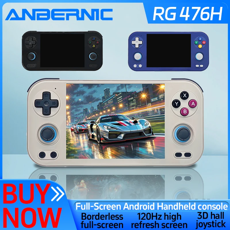 ANBERNIC RG 476H Android Handheld Game Console 4.7' HD Multi-touch Full Screen with Hall Triggers Wifi Retro Video Games Player
ANBERNIC RG 476H Android Handheld Game Console 4.7' HD Multi-touch Full Screen with Hall Triggers Wifi Retro Video Games Player