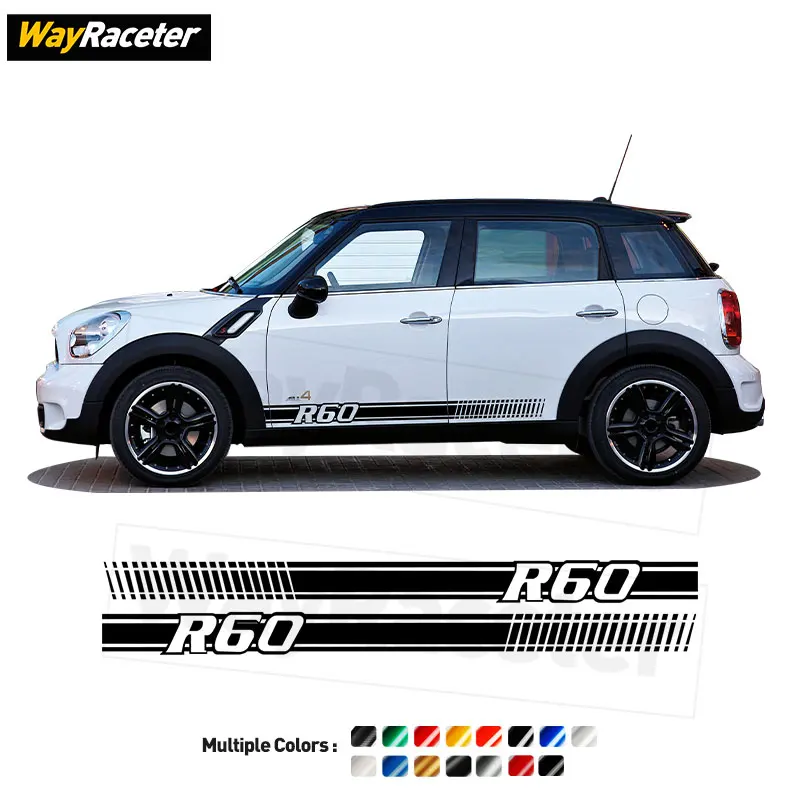 Car Door Side Stripes Skirt Vinyl Decal Graphics Vinyl Sticker For MINI Countryman R60 JCW John Cooper Works 2010 2016 2013
Car Door Side Stripes Skirt Vinyl Decal Graphics Vinyl Sticker For MINI Countryman R60 JCW John Cooper Works 2010 2016 2013