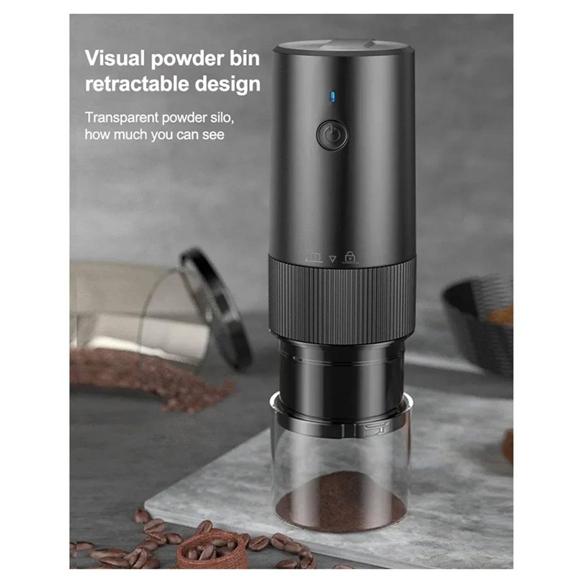 SVFE-gPortable Electric Coffee Grinder 8 Levels Adjustable Powder Household Food Grade Material Mini C Type Coffee
SVFE-gPortable Electric Coffee Grinder 8 Levels Adjustable Powder Household Food Grade Material Mini C Type Coffee