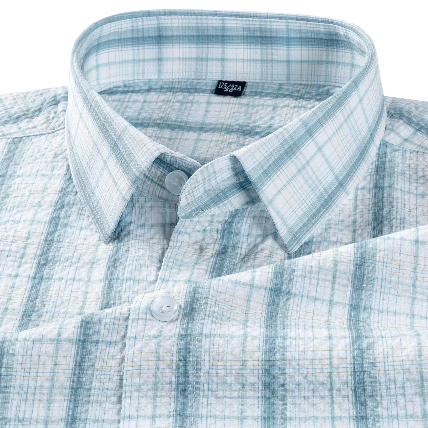 Bamboo Fiber Seersucker Plaid Short Sleeve Shirts Fashion korean Popular Clothes Summer for Man Slim Fit Casual Plain Shirt
Bamboo Fiber Seersucker Plaid Short Sleeve Shirts Fashion korean Popular Clothes Summer for Man Slim Fit Casual Plain Shirt