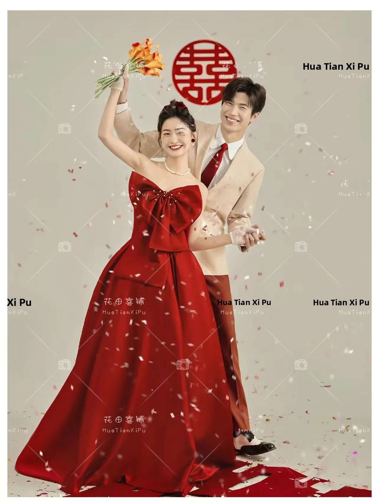 New 2023 Winter Indoor Photography Studio Red Satin Wedding Dress with Sash Bow Tie Bridesmaid Gown Traditional Chinese Cheon...
New 2023 Winter Indoor Photography Studio Red Satin Wedding Dress with Sash Bow Tie Bridesmaid Gown Traditional Chinese Cheon...