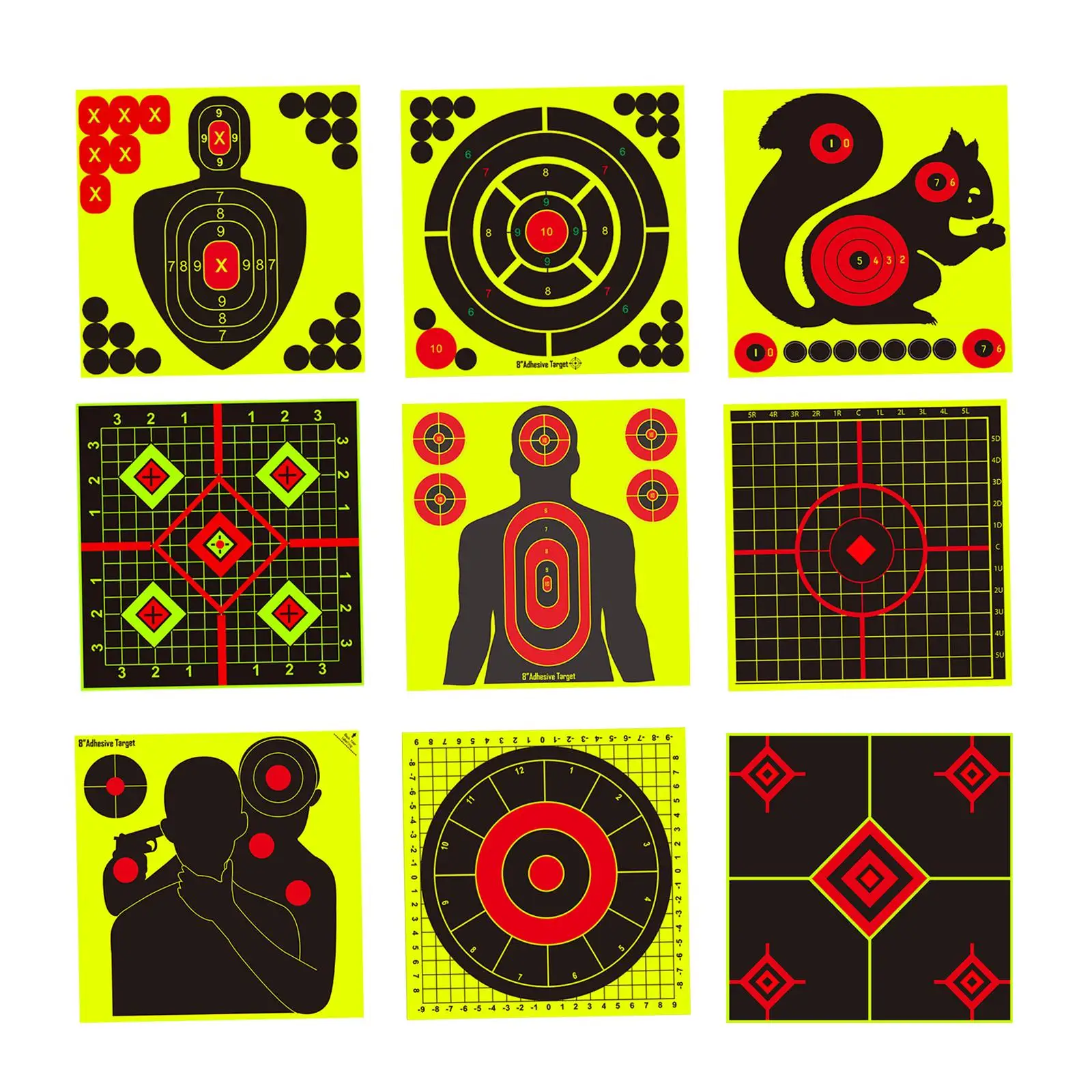 10Pcs Splatter Paper Targets, Paper Targets 20cm Supplies Target Stickers for Indoor Replacement Backyard Outdoor Practice
10Pcs Splatter Paper Targets, Paper Targets 20cm Supplies Target Stickers for Indoor Replacement Backyard Outdoor Practice