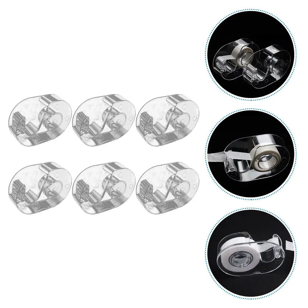 6Pcs Eyelash Tape Cutter Portable Transparent Acrylic Non-Woven Tape Dispenser Professional Eyelash Extension Tool Lightweight
6Pcs Eyelash Tape Cutter Portable Transparent Acrylic Non-Woven Tape Dispenser Professional Eyelash Extension Tool Lightweight