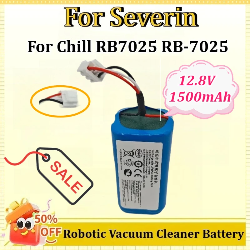 Новая батарея 12.8V 1500mAh для робота-пылесоса Severin Chill RB7025 RB-7025
Новая батарея 12.8V 1500mAh для робота-пылесоса Severin Chill RB7025 RB-7025