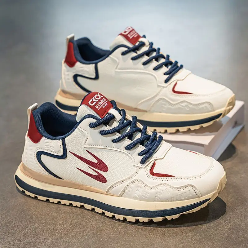 Classic Men's Casual Sneakers PU Leather Rubber Sole Women's Lace Up Casuals Platform Non-slip Vulcanized Shoes Zapatos Casuales
Classic Men's Casual Sneakers PU Leather Rubber Sole Women's Lace Up Casuals Platform Non-slip Vulcanized Shoes Zapatos Casuales