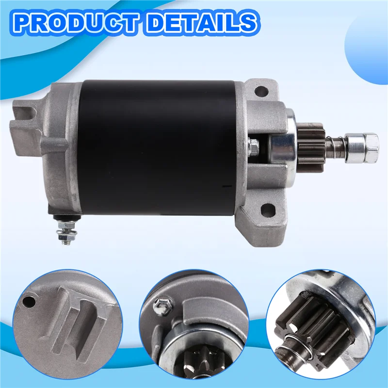 Starter Motor 65W-81800-00 For Yamaha 20HP 25HP 30HP 40HP Outboard Engine Parts 65W-81800-01 65W-81800-02 65W-81800-03
Starter Motor 65W-81800-00 For Yamaha 20HP 25HP 30HP 40HP Outboard Engine Parts 65W-81800-01 65W-81800-02 65W-81800-03