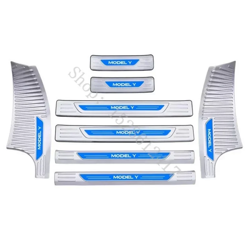 Car Accessories Styling Stainless Steel Rear Door Trunk Tread Plate Trim Bumper Protector Sill For Tesla Model Y 2021-2023
Car Accessories Styling Stainless Steel Rear Door Trunk Tread Plate Trim Bumper Protector Sill For Tesla Model Y 2021-2023