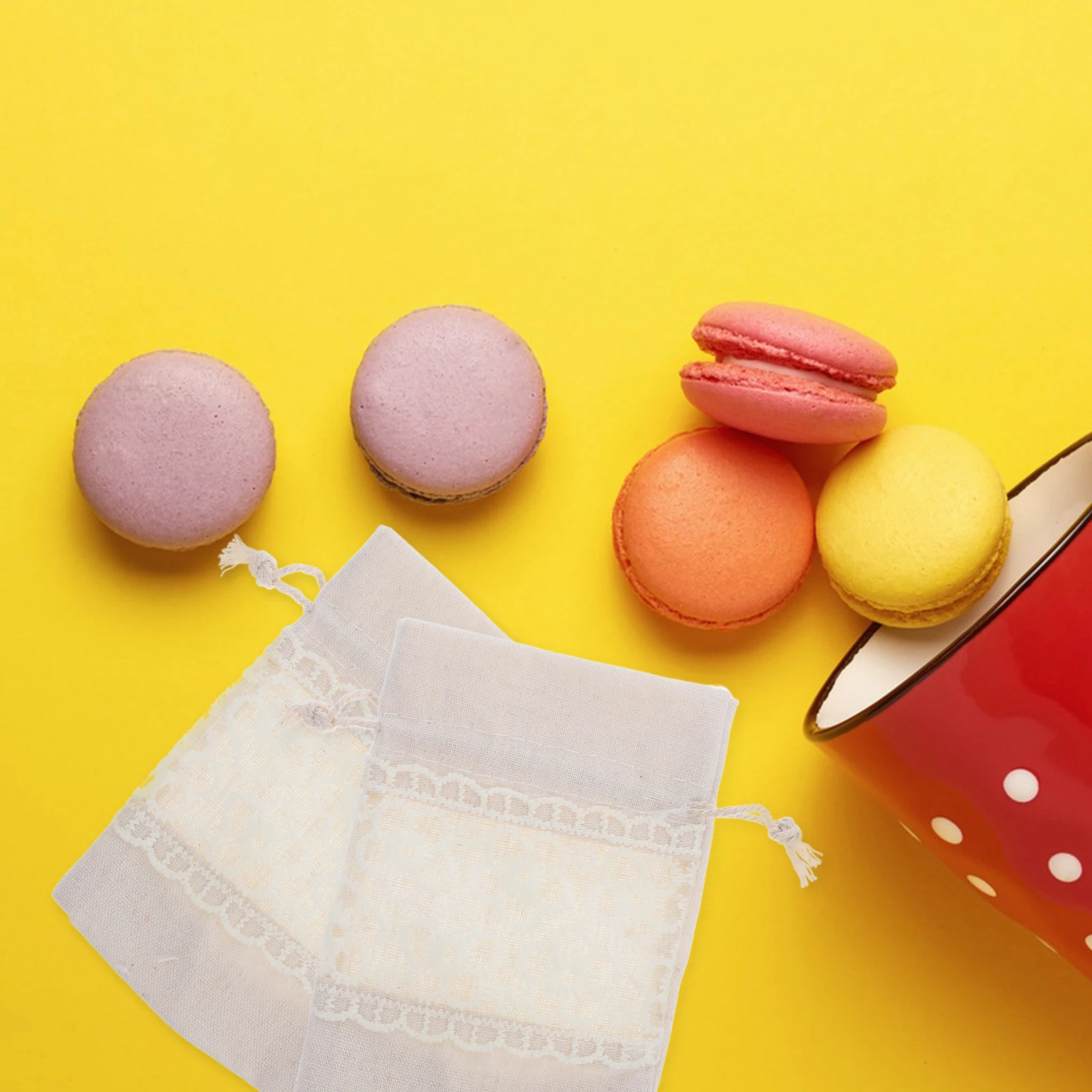 6Pcs Lace Embroidered Canvas Drawstring Bags Floral Design Mini Candy Sachet Pouches for Birthday Gift Packaging Party Favor and
6Pcs Lace Embroidered Canvas Drawstring Bags Floral Design Mini Candy Sachet Pouches for Birthday Gift Packaging Party Favor and